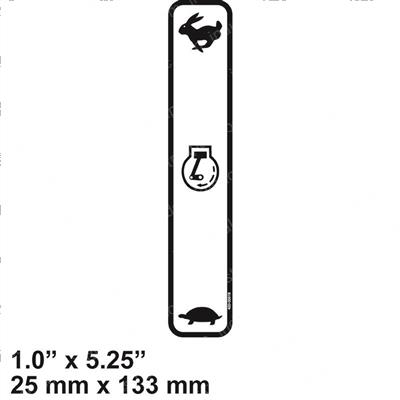 Picture of Decal Throttle