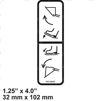 Picture of Decal Ft Pedal Conrtol Bucket