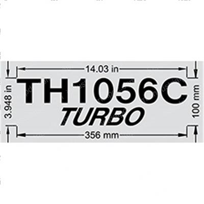 Picture of Decal - Model Th1056c Turbo