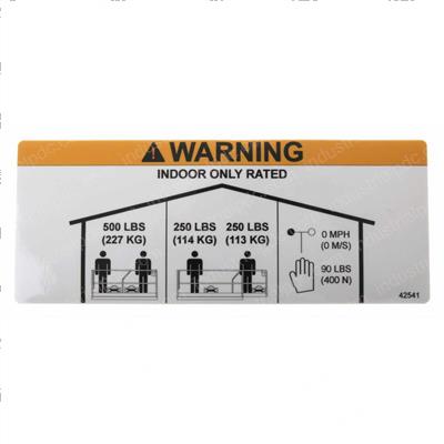 Picture of Platform Decal(indr Only Rate)
