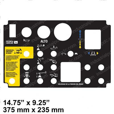 Picture of Decal - Platform Control Panel