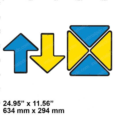 Picture of Decal Kit Base Unit Direction