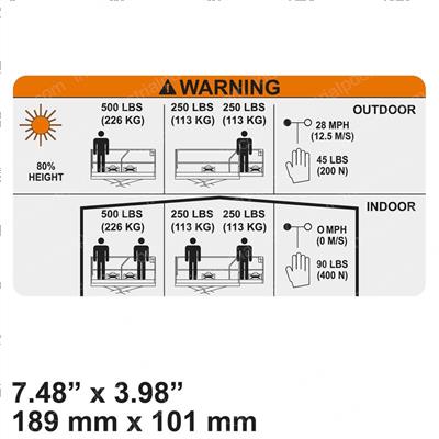 Picture of Decal - Ansi 92.20