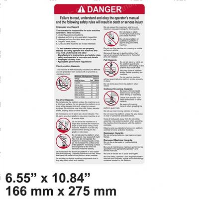 Picture of Decal - Danger
