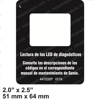 Picture of Decal - Led Readout