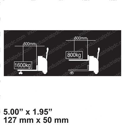 Picture of Decal - Capacity 800-1600kg