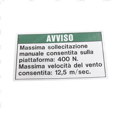 Picture of Decal - Max Capacity