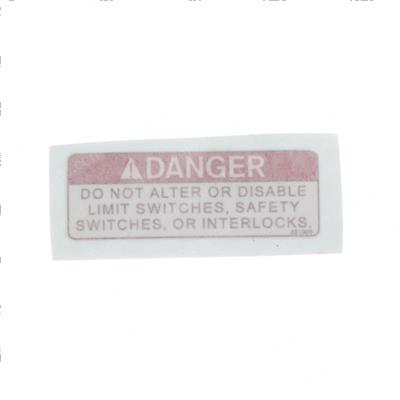 Picture of Decal - Danger Do Not Alter