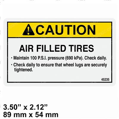 Picture of Decal - Air Filled Tire