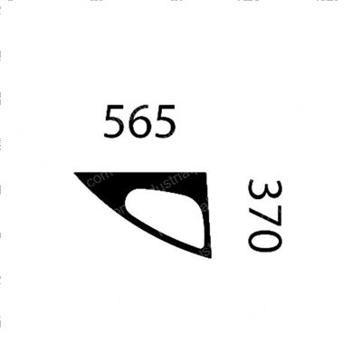 Picture of Right Lower 1/4 Window-Green