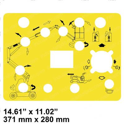 Picture of Decal - Upper Control Box Small