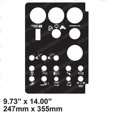 Picture of Decal - Gnd Cont Pnl S45/60/80