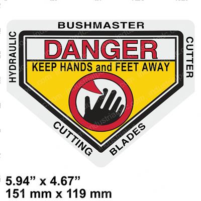 Picture of Decal-Danger Keep Hands Away