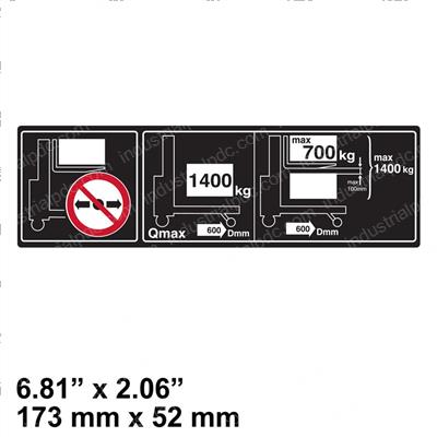 Picture of Decal - Lifting Capacity
