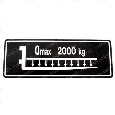 Picture of Decal - Q Max 2000 Kg