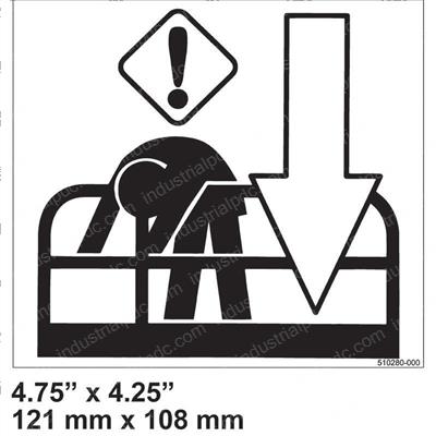 Picture of Decal - Emergency Lowering