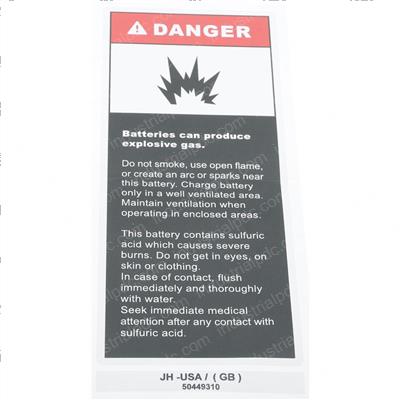 Picture of Label-Warnin