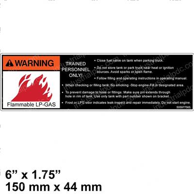 Picture of Decal - Lp Gas