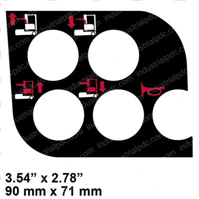 Picture of Decal - Platform Funct Button