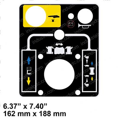 Picture of Decal Upper Controls