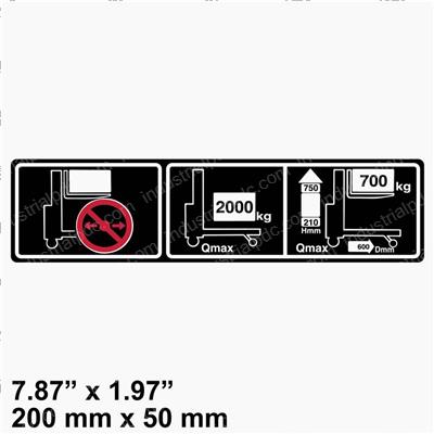 Picture of Decal - Lift Capacity
