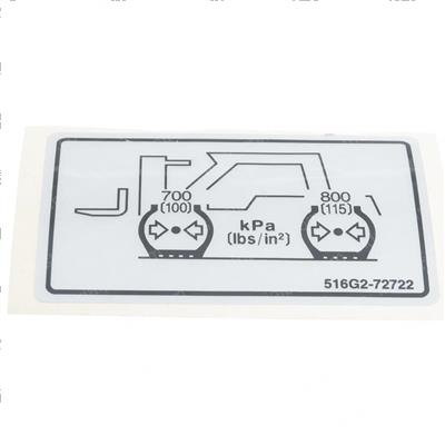 Picture of Decal, Air Pressure