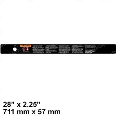 Picture of Decal - Warning