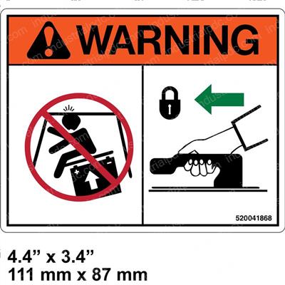 Picture of Decal - Warning
