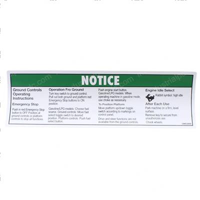 Picture of Decal - Ground Controls