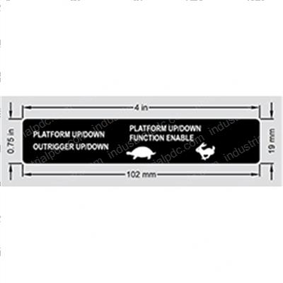 Picture of Decal - Plat Outrigger Function