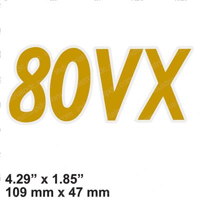 Picture of Decal - (80vx) Lh