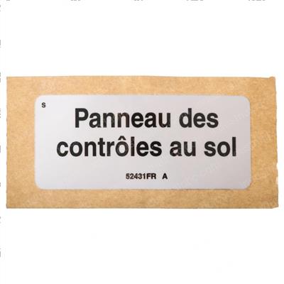 Picture of Decal Label Ground Control Pnl