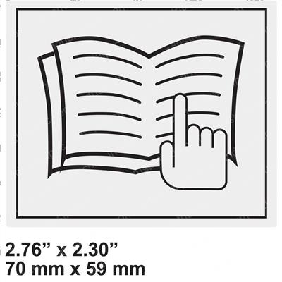Picture of Decal - Read Manual