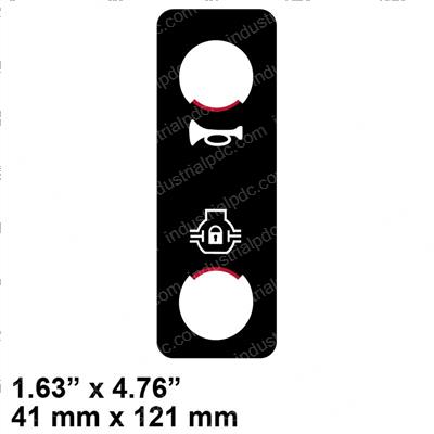 Picture of Decal - Horn and Lock Cover