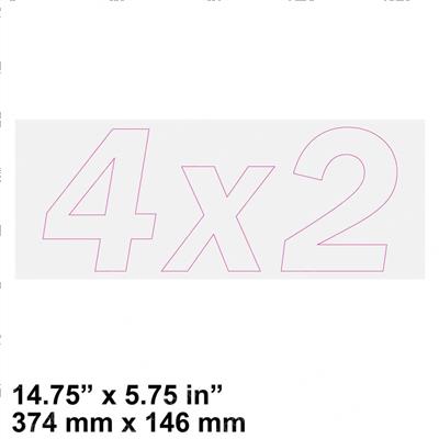 Picture of Decal - Cosmetic 4 X 2