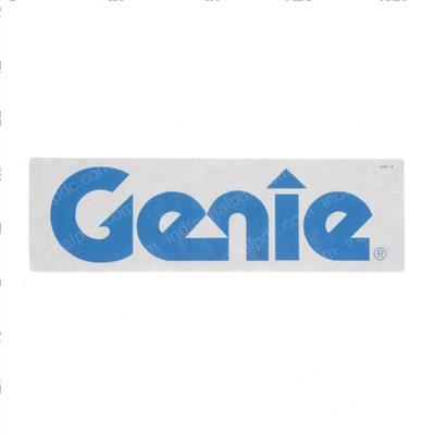 Picture of Decal Cosmetic Genie Logo