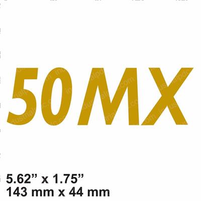 Picture of Decal - Model 50mx