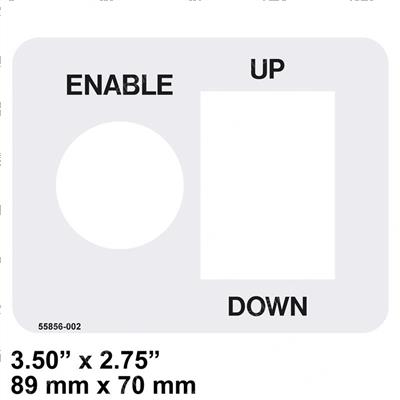 Picture of Decal - Upper Control Box