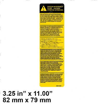 Picture of Decal - Caution