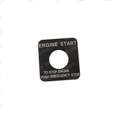 Picture of Decal - Eng Start/Push E-Stop