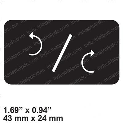 Picture of Decal - Fork Turn Left/Right
