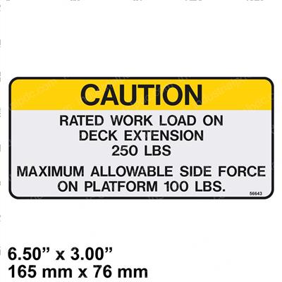 Picture of Decal - 250 Rwl on Ext