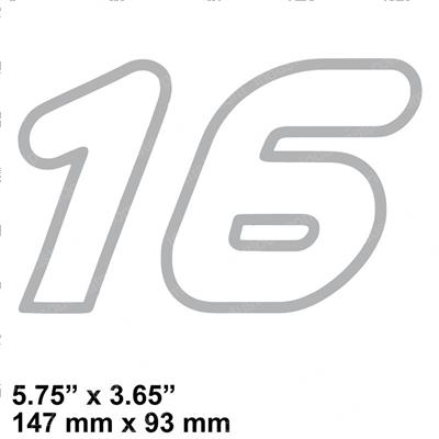 Picture of Decal - Plate Capacity Indicat