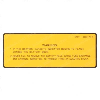 Picture of Decal - Battery Warning