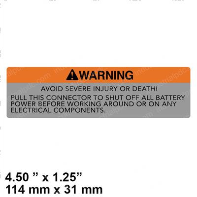 Picture of Decal - Caution