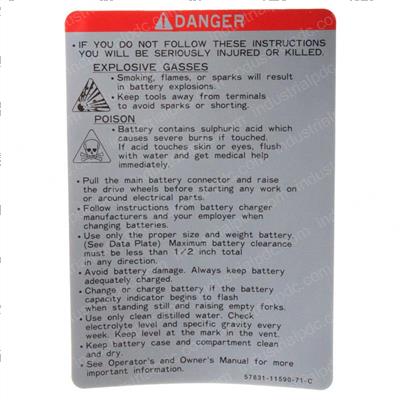 Picture of Decal - Caution