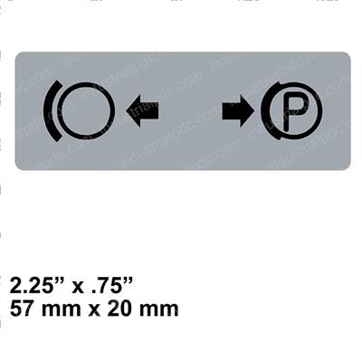 Picture of Plate- Caution