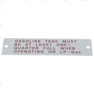 Picture of Plate - Caution