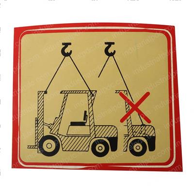 Picture of Plate - Caution