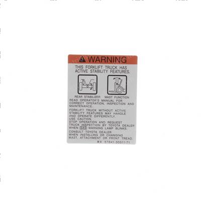 Picture of Decal - Caution